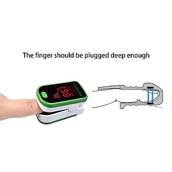 Oksimetre Parmak Pulse Orijinal Taşıma Çantalı Parmak LED Darbe 