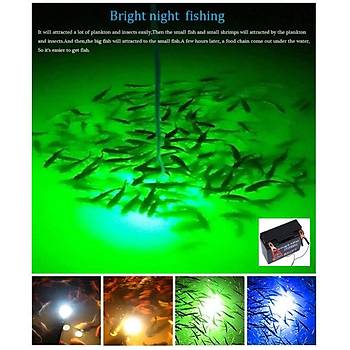 Su Altı Gece Balıkçılığı 150 Led 360° Işık 12V 30W IP68 W.proff 
