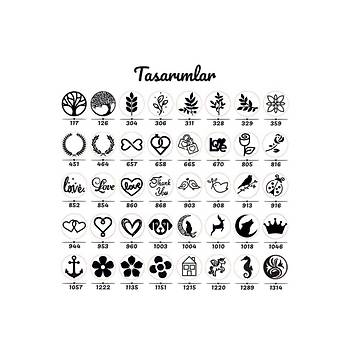 Mum M�hr� Uygulama Seti Kahverengi Kendin Yap M�h�r Seti 7 Par�a BBS1012