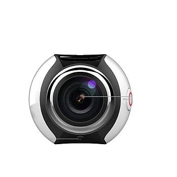 4K 360° VR Wifi Ultra HD 3D Panoramik Spor Kamera 30m Su Geçirmez Podofo