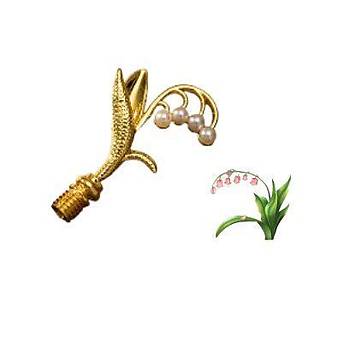 Mum M�h�r Damga Kolu Premium Metal �an Orkidesi Gold