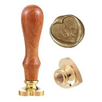 Bo� Mum M�h�r Pirin� Damga Ba�l��� Kalp �ekilli 25x22mm