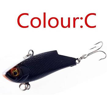 PROFISHER 1 Adet Sert Yapay Sahte Balk Yem Winter Diving Black 5,5cm