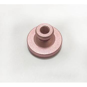 Mhr Mumu Damga 30mm Yuvarlak Bo Alminyum Rose Gold Eloksal Kafa