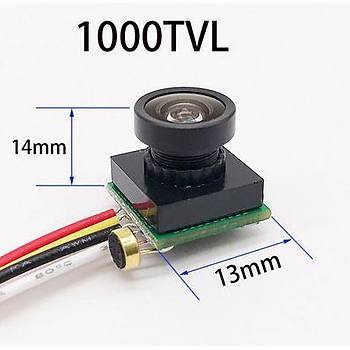 Mini FPV 170° Açılı Kamera 1000 TVL 1.8mm Lensli Drone İçin DIY 