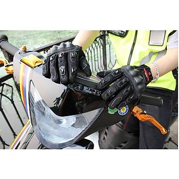 SCOYCO MC12 Motosiklet Eldiven Karbon Korumal