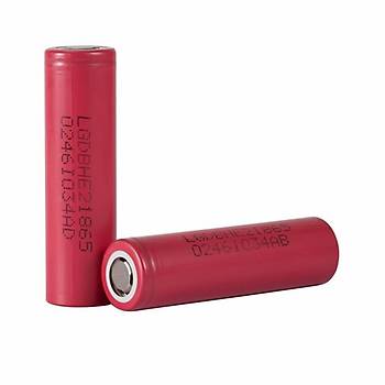 18650 2500mAh 35A 3.7V ICR18650 HE2 Li-on Şarjlı Pil 1000 Cycle 