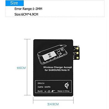 Samsung Note 3 iin Qi Kablosuz arj Pad'i