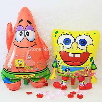 Folyo Balon 60x41 Sünger Bob & Patrik Parti Süs