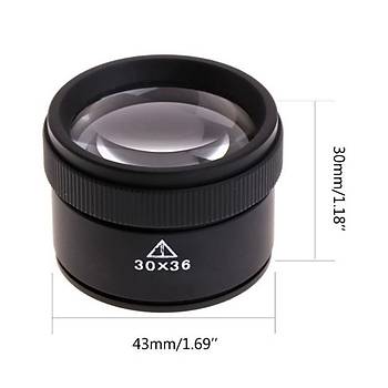 30X36 Optik Metal Büyüteç Çift Cam Zeiss Lens Alman Profesyonel Ürün 