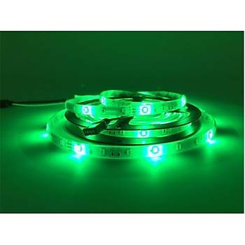 Esnek Şerit LED Strip Yeşil Renk 12V 5M 300 Led SMD 3528 2835 Diyot 