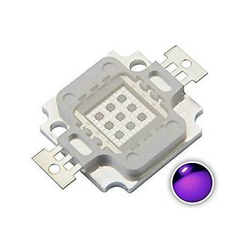 UV Mor LED Ultraviyole Lamba Cip 365nm 10W Yüksek Güç Işığı   