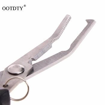 Paslanmaz Çelik Balıkçı Pense Makas Tel Kesici Kanca Halka Sökücü 6.5 cm x 1.2 cm