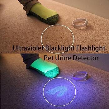 UV 5W 365nm Dalga Boyu Ultra Violet Yaka Klepsli El Feneri