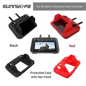 DJI Mavic 2 Pro Smart Controller İçin Silikon Koruyucu Kılıf ve Güneş Gölgelik