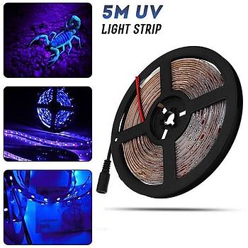 UV erit Led 60/mt 2825smd Esnek Sper Parlak DC 12V  Mekan