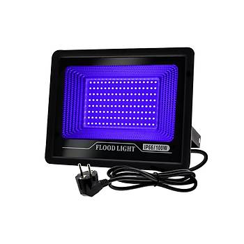 100W UV 395nm-400nm LED Mor Işık Projektör