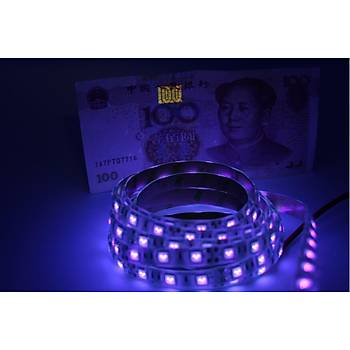 UV �erit LED 5050 SMD 60/m �� Mekan 1mt 12V
