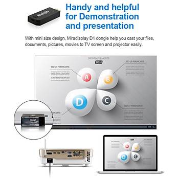 Miradisplay TV Dongle 2.4GHz WiFi Miracast Airplay DLNA