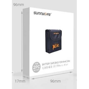 DJI Mavic Mini 2 Pil İçin Saklama Çantası Yanmaz Koruyucu Kılıf