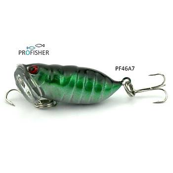 PROFISHER 2 Kanca Sahte Balık Yem 4 gr 4 cm Ağustos Böceği A7