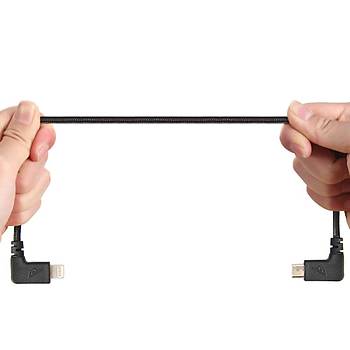 DJI Mavic 2 Zoom USB Type C Veri Aktarm Kablosu 29cm Siyah veya Beyaz