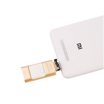128 GB USB OTG Flash Bellek iPhone-Android-PC