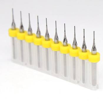 Tungsten Karbür PCB Kesme CNC Freze Ahşap İşleme 0.7mm 10 Adet 