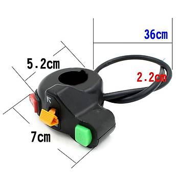 Motosiklet ATV Bisiklet Scooter 3 in 1  Gidon Anahtar 