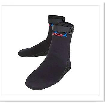BLUEOCEAN 3mm Neopren SiyahXL Erkek Dal�� �orab�