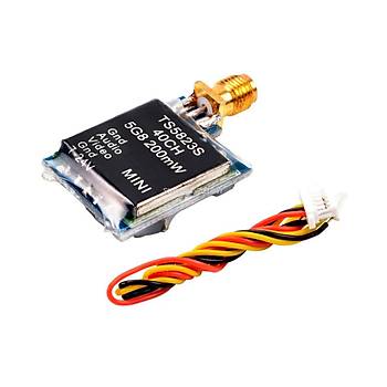 5.8G FPV 40 Kanal 200mv Alıcı + 700tvl Pal Fpv Mini Kamera 2.5mm Lensli 