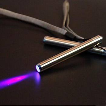 UV ALÜMİNYUM MİNİ KALEM FENER Ultraviole Işık 365 NM