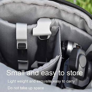 DJI Mavic Air 2 Pervane Tutucu Silikon Kelepçe Gövde Koruma 