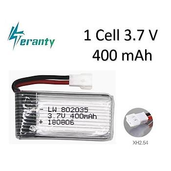 Lipo Pil 3.7V 400mAh Drone Uçak Helikopter Oyuncak