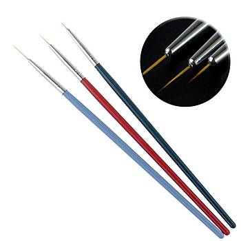 Trnak Sanat Boyama Fra Set 3l Akrilik UV Jel izim Kiti 8mm 12mm 16mm