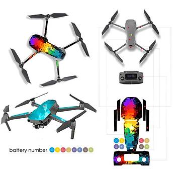DJI Mavic 2 Zoom Su geirmez UV Dayankl PVC Koruma Sticker SC