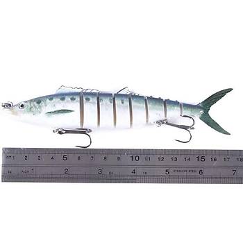 Profisher 8 Eklem 2 Kanca P1 Tuna Sert Sahte Yem 38 gr 18 cm