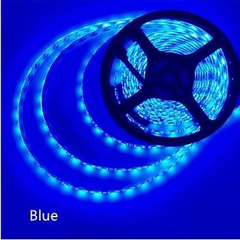 5mt Mavi Esnek Şerit Led Işık 5630 (5730) SMD 60 Led/m Yüksek Parlaklık 12V