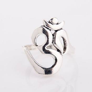 Bohem 7 Parça Arrow Yüzük Turkuaz  Takı Ayarlanabilir Boyut Silver