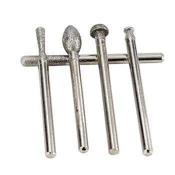 Elmas Taşlama Kafa Zımpara 50 li Set 3.0mm Shank Küçük Boy