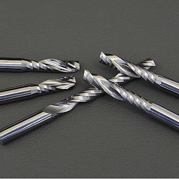 Grav�r Tek Kenarl� Freze B��a�� Spiral Akrilik Kesme 3.175x12mm 
