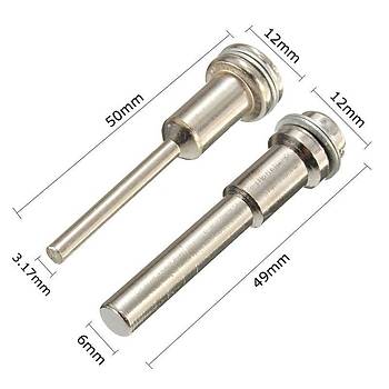 Dremel Mandrel İçin Tekerlek Disk Tutucu 3.17mm Shank HSS Kesme 