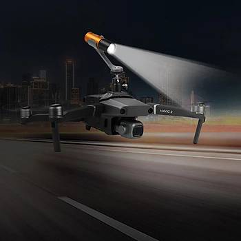 DJI Mavic 2 Pro İçin Gece Uçuş Zoomlu Fener Üst Lamba 360° Dönüş 