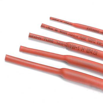 Polyolefin Isı Shrink Tüp 2:1 Daralan Makaron Boru Çap Ø6,0mm 10 x 1 Metre 
