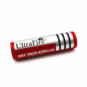 4200mAh 3.7Volt 18650 Li-lon Şarj Edilebilir Pil