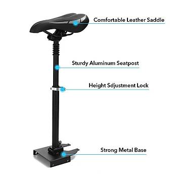 M365 Elektrikli Scooter İçin Katlanır Süspansiyonlu Koltuk Sele
