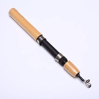 75 cm Taşınabilir Kış Buz Olta Balık Mini Çubuklar Teleskopik Balıkçılık 