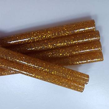 Mhr Mumu Simli ubuk Scak Tutkal 7mm x 10cm 12 li Gold Renk