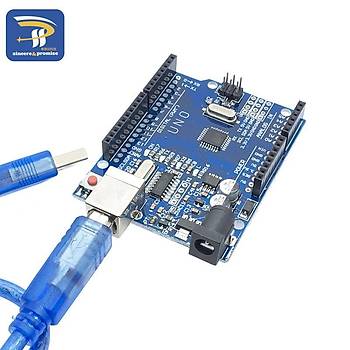 Arduino UNO R3 (CH340G) ATMEGA328P-AU + USB Kablosu
