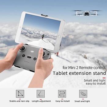 DJI Mini 2 Kumanda Tablet Tutucu ve Mikro Uzatma Kablosu